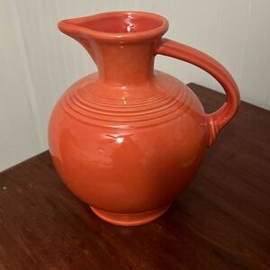 Fiesta wear Coral Ceramic Pitcher
